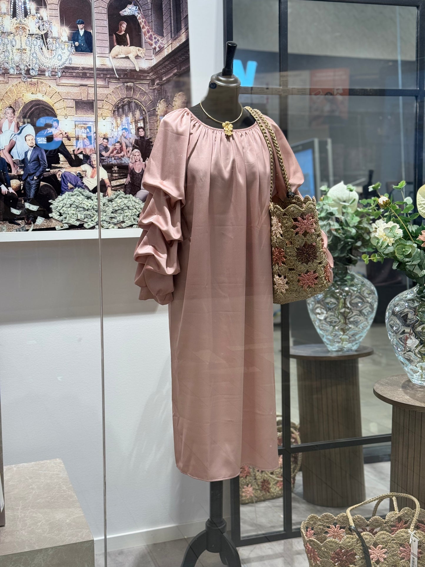 Raya klänning rosa