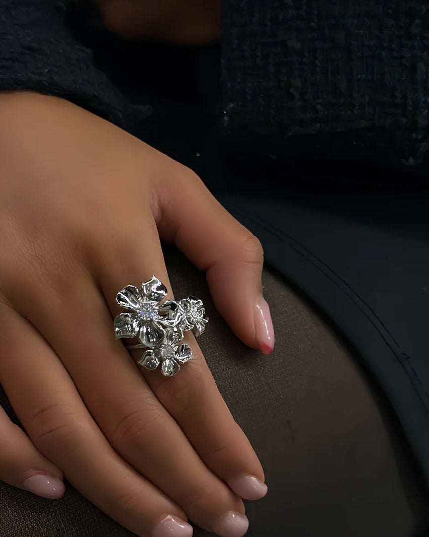 La fleur iconic ring - silver