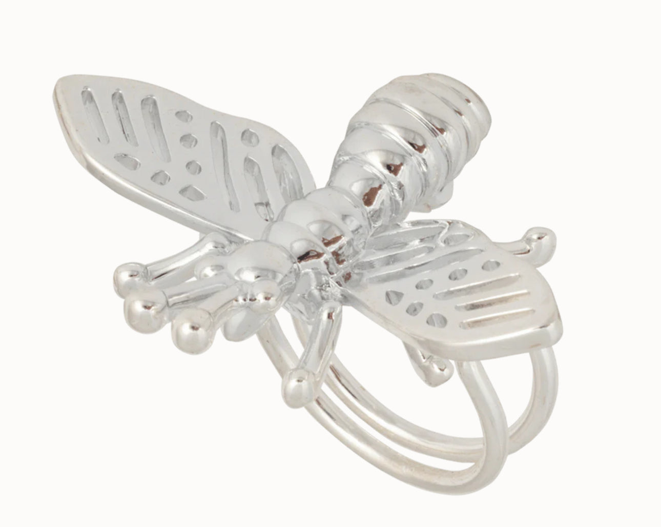 Insect ring - silver