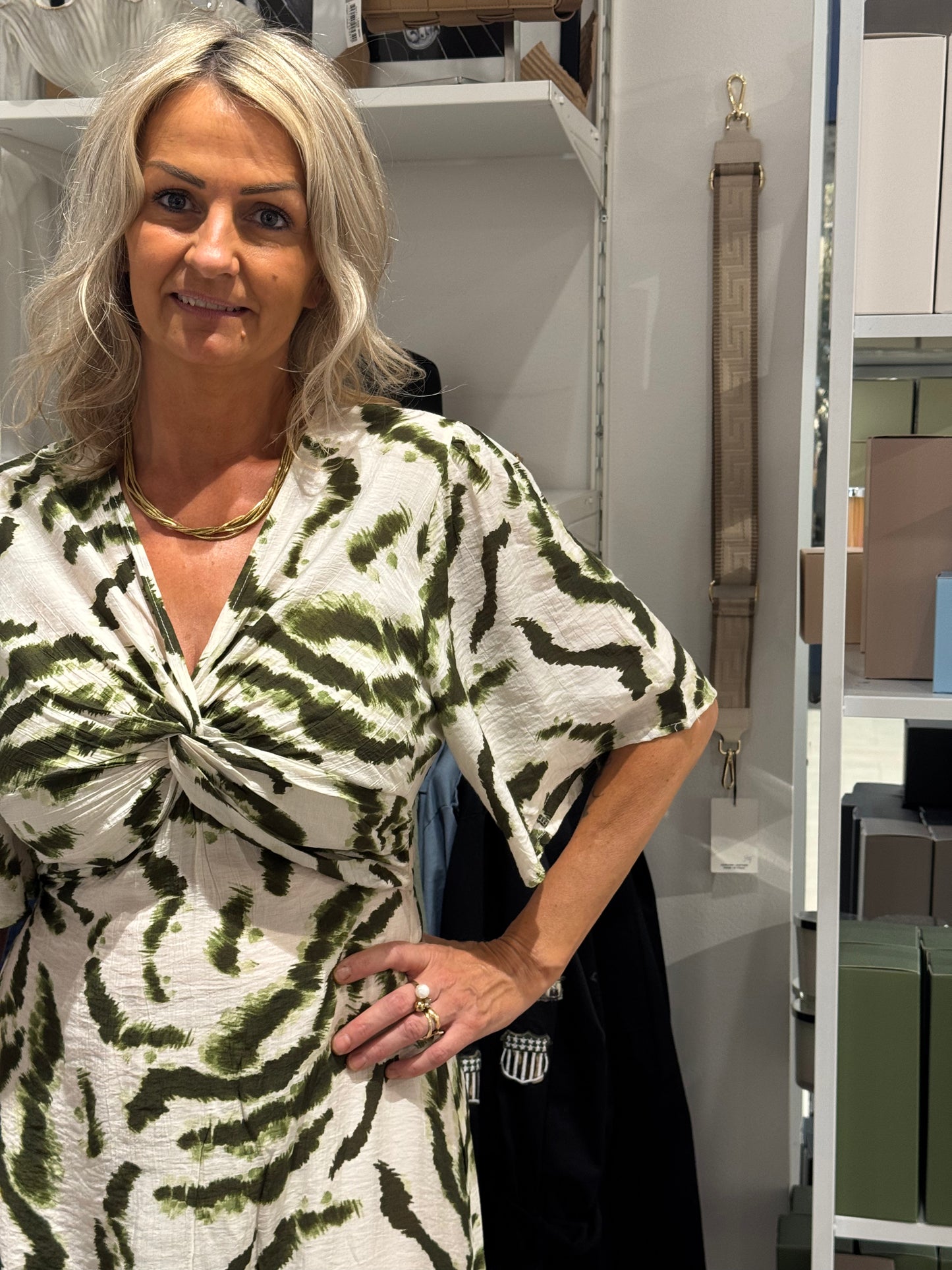 Sandra dress grön