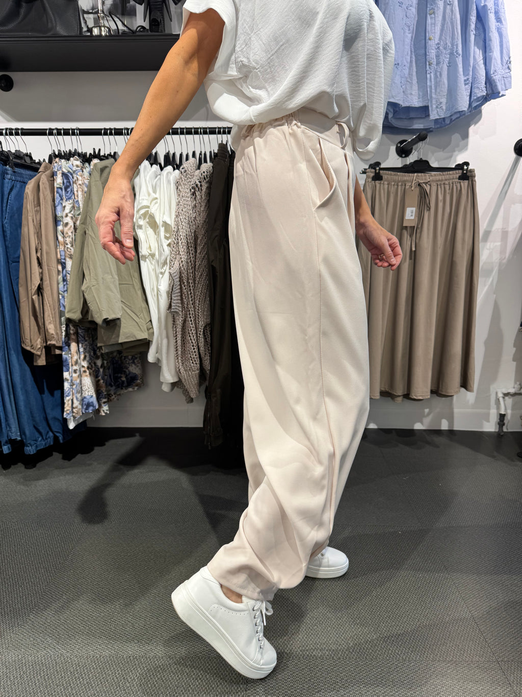 Ballong byxa - beige