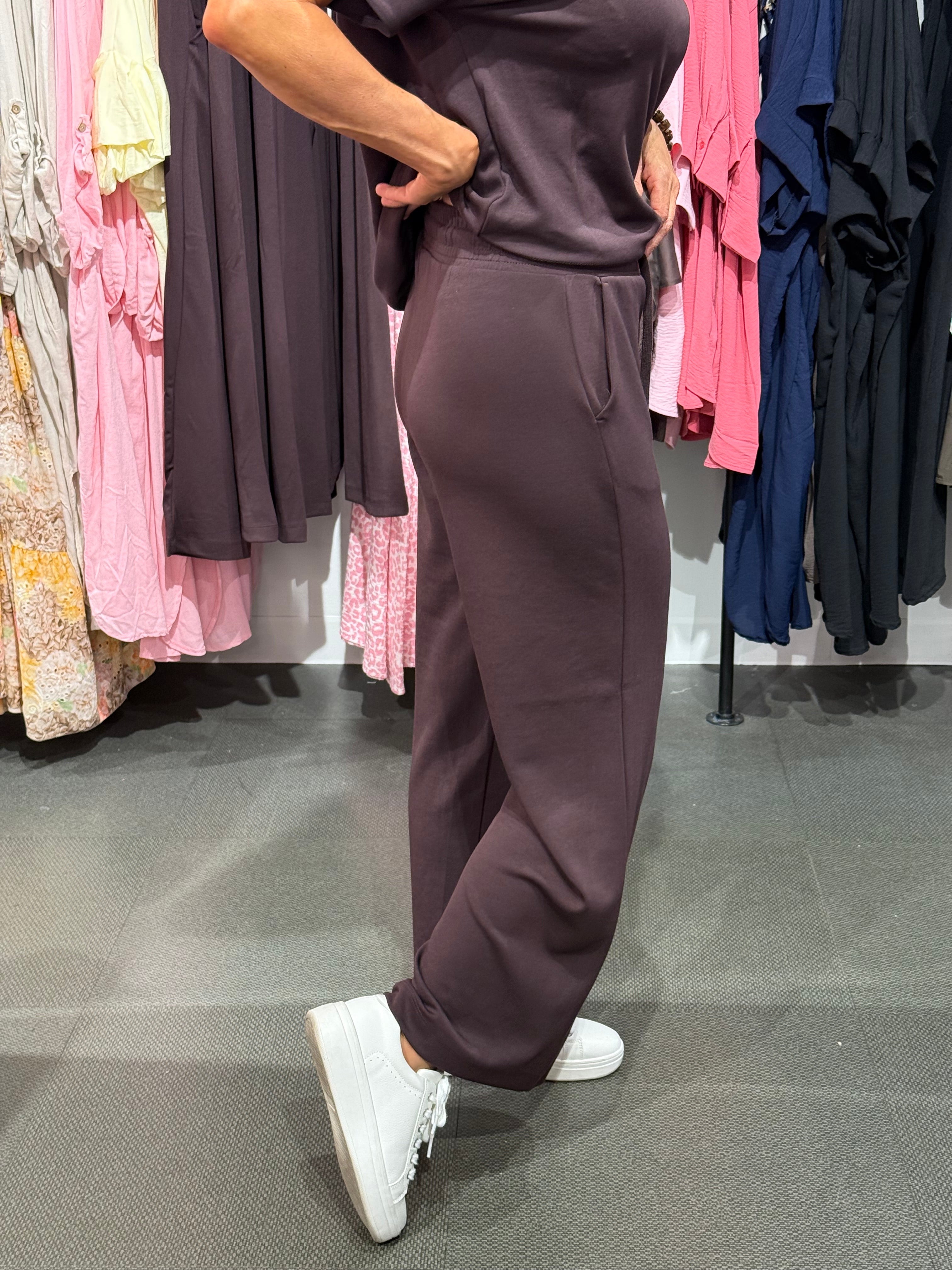 Banu byxa 33- Brown/plum