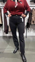 Flared jeans - svart
