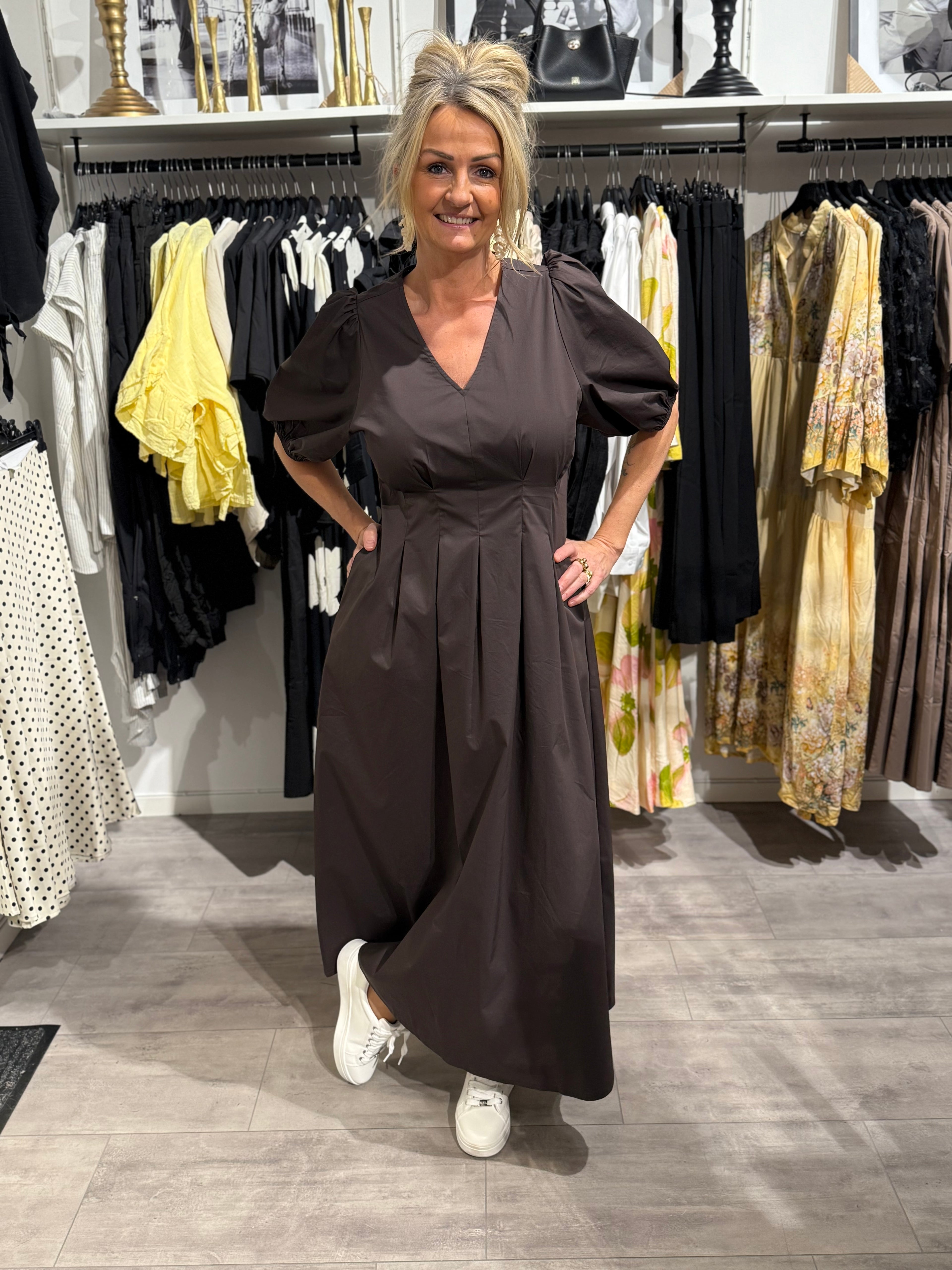 Poppy dress Brown