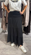 Smock kjol - svart