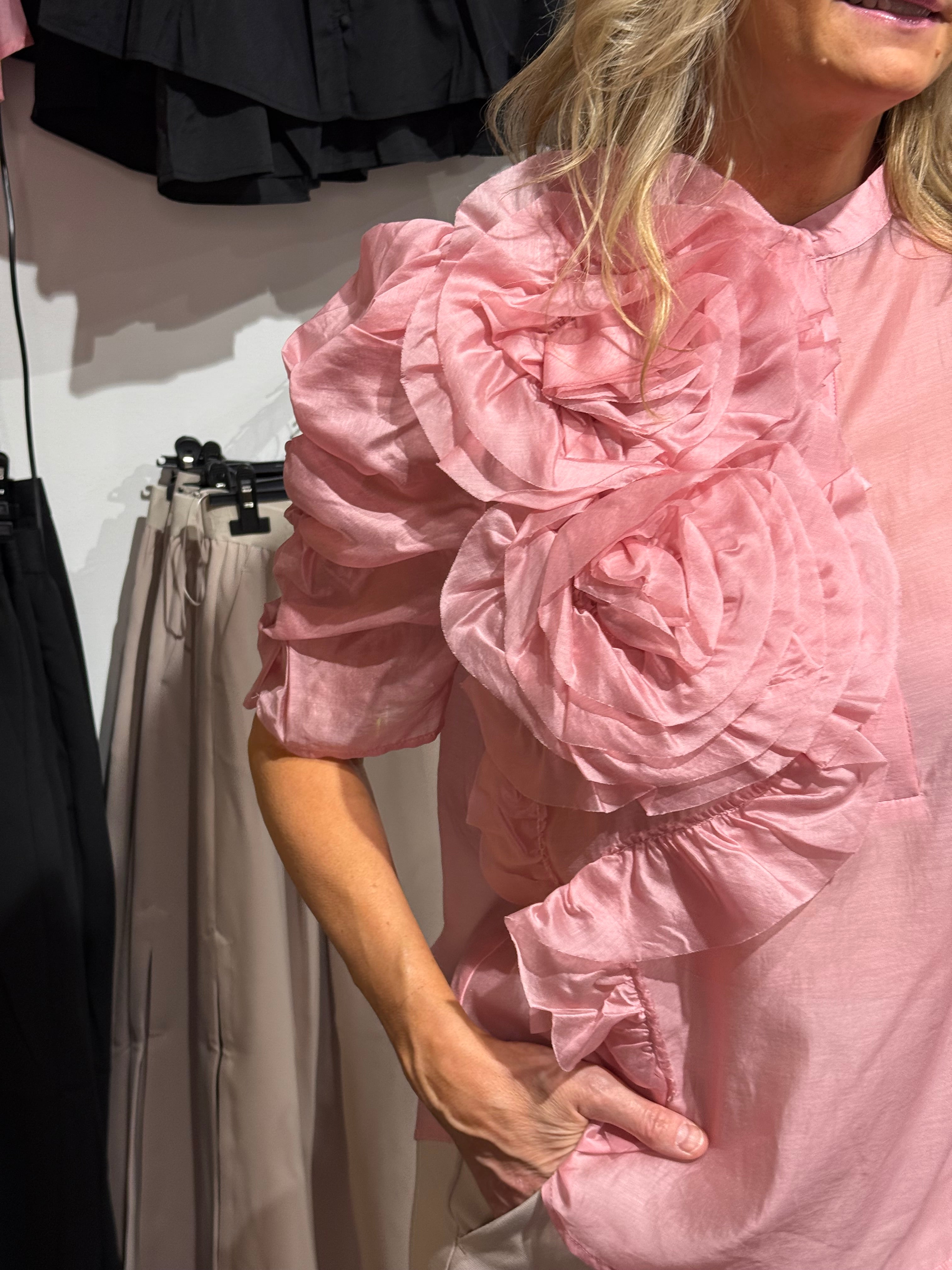 AnnsofiGO blouse- rose Bloom