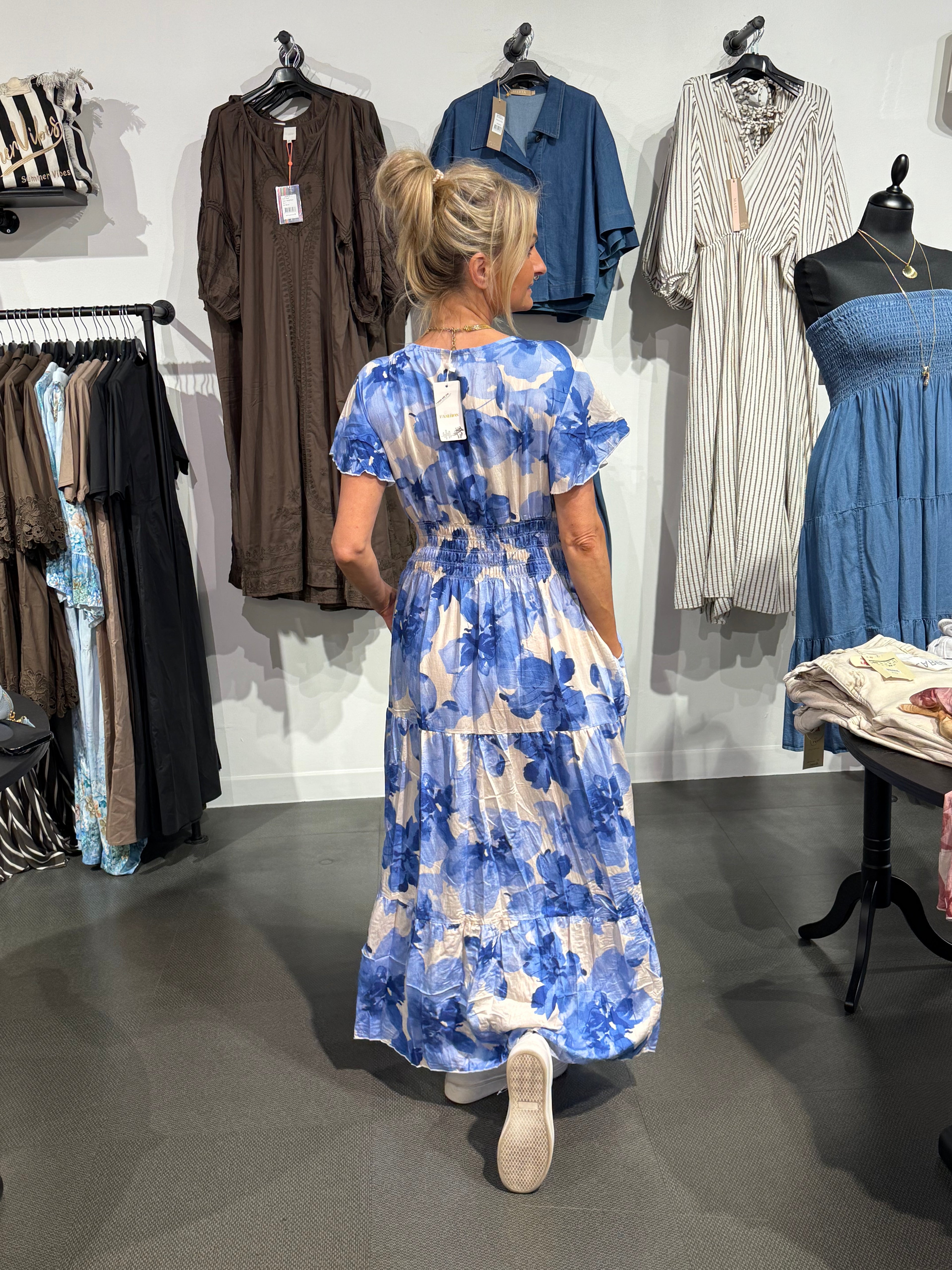 Lisa dress- blue