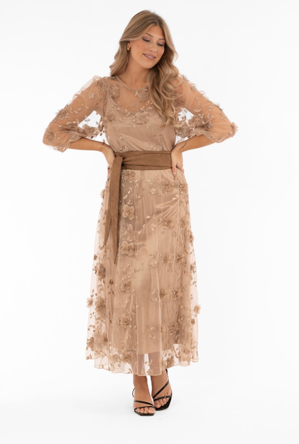FLORENCE SKIRT - ANTIQUE GOLD