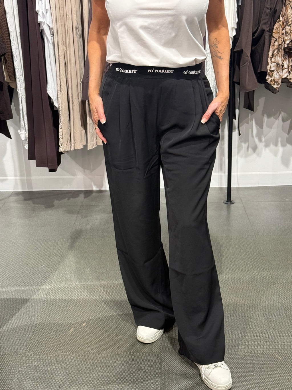 CC logo pant- black