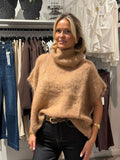 MOHAIR POLO - camel