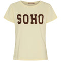 Soho T-shirt- gul/brun