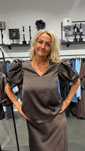 YAS PELLA TOPP -  Chocolate Brown