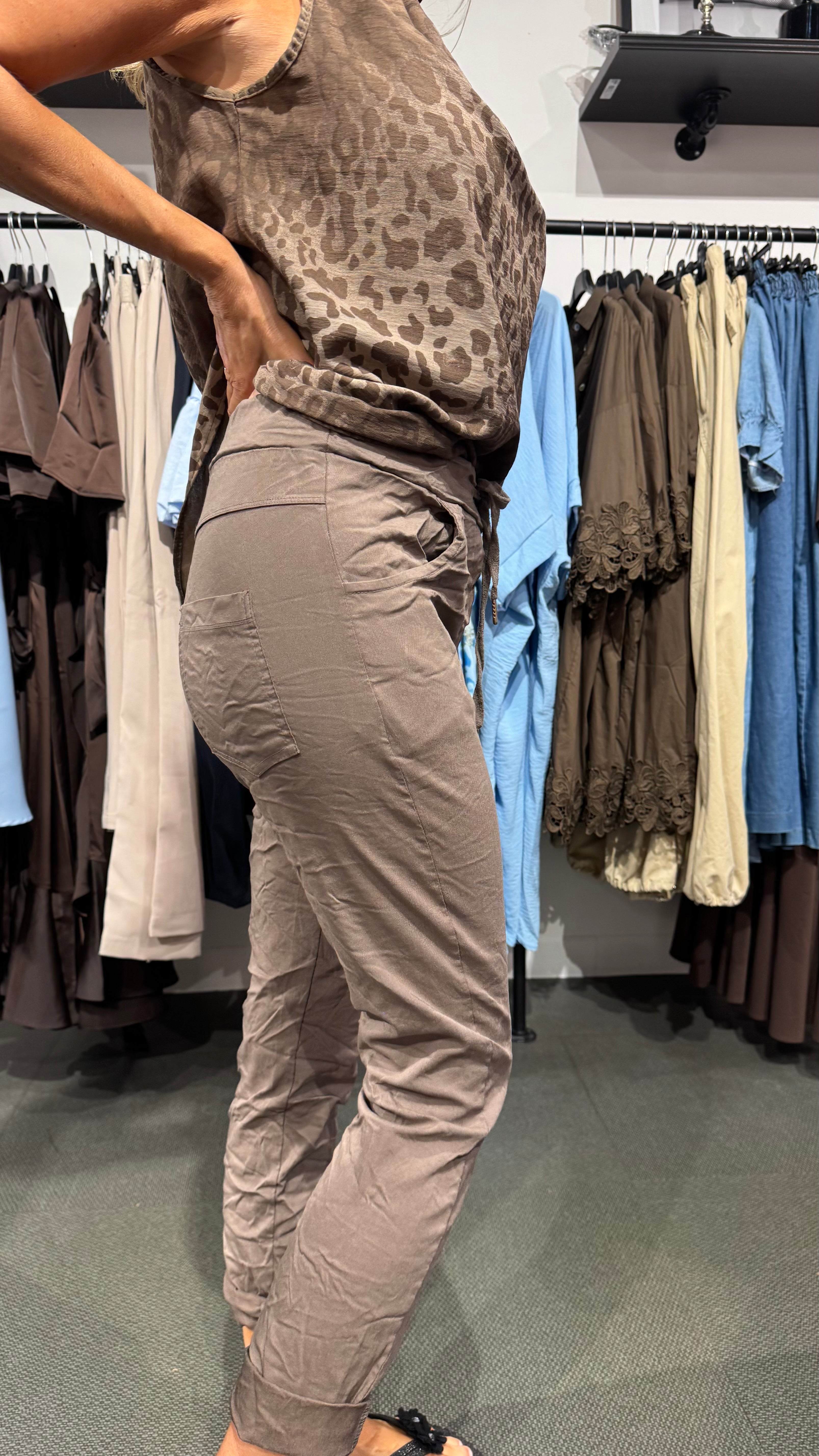 Mdckalie pants - fango