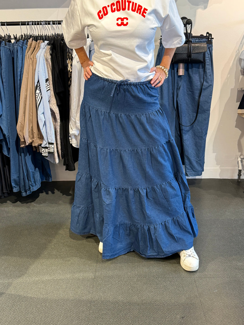 Chambre skirt denim