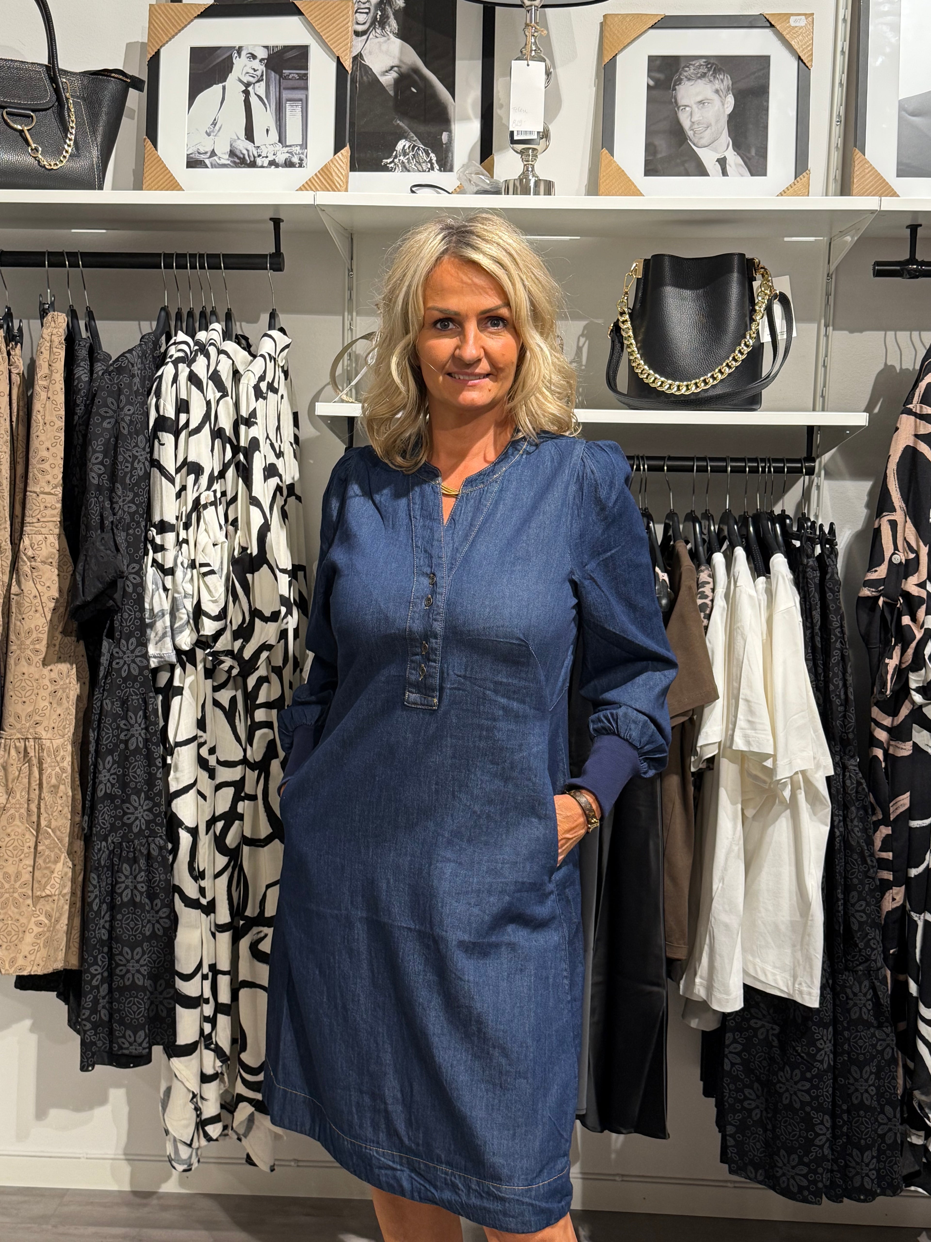 Jeansklänning Arpa blå