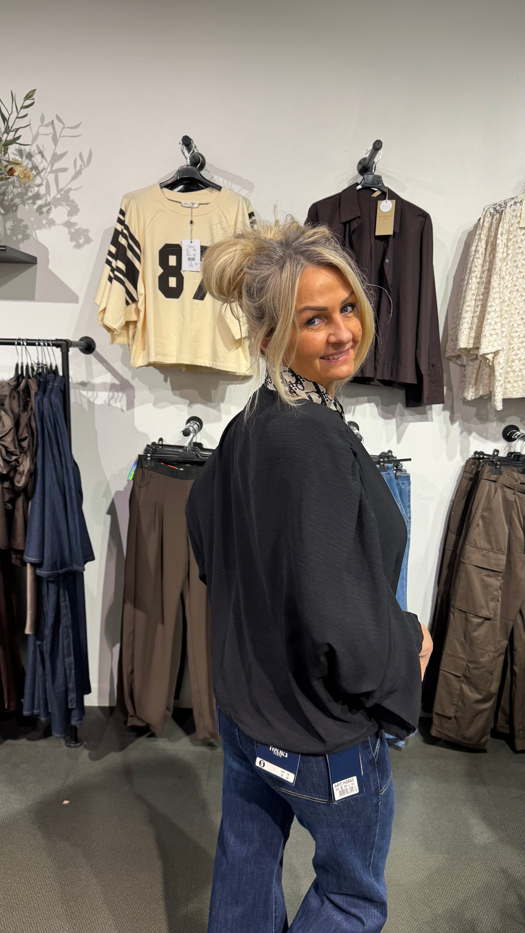 Kylie topp - svart