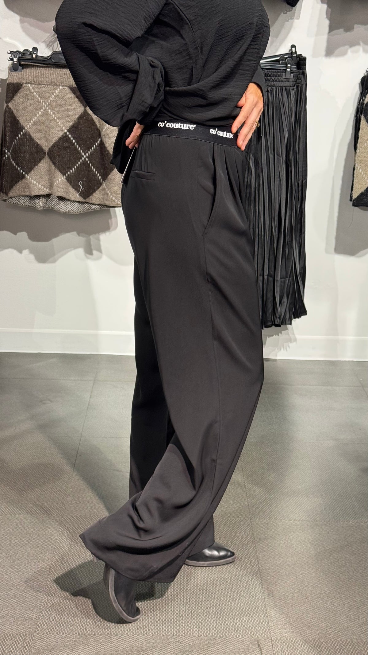 CC logo pant - black