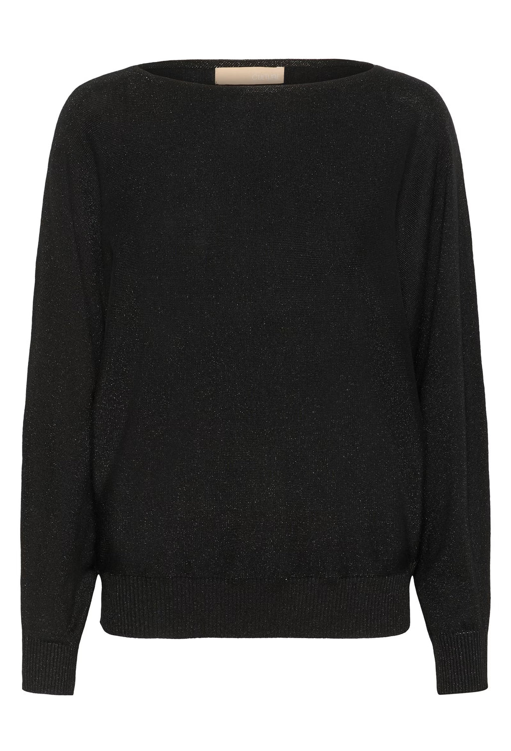 Glitter batwing black