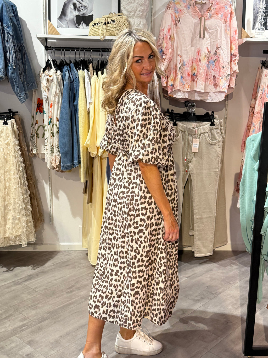 Summer dress Leo- Brown