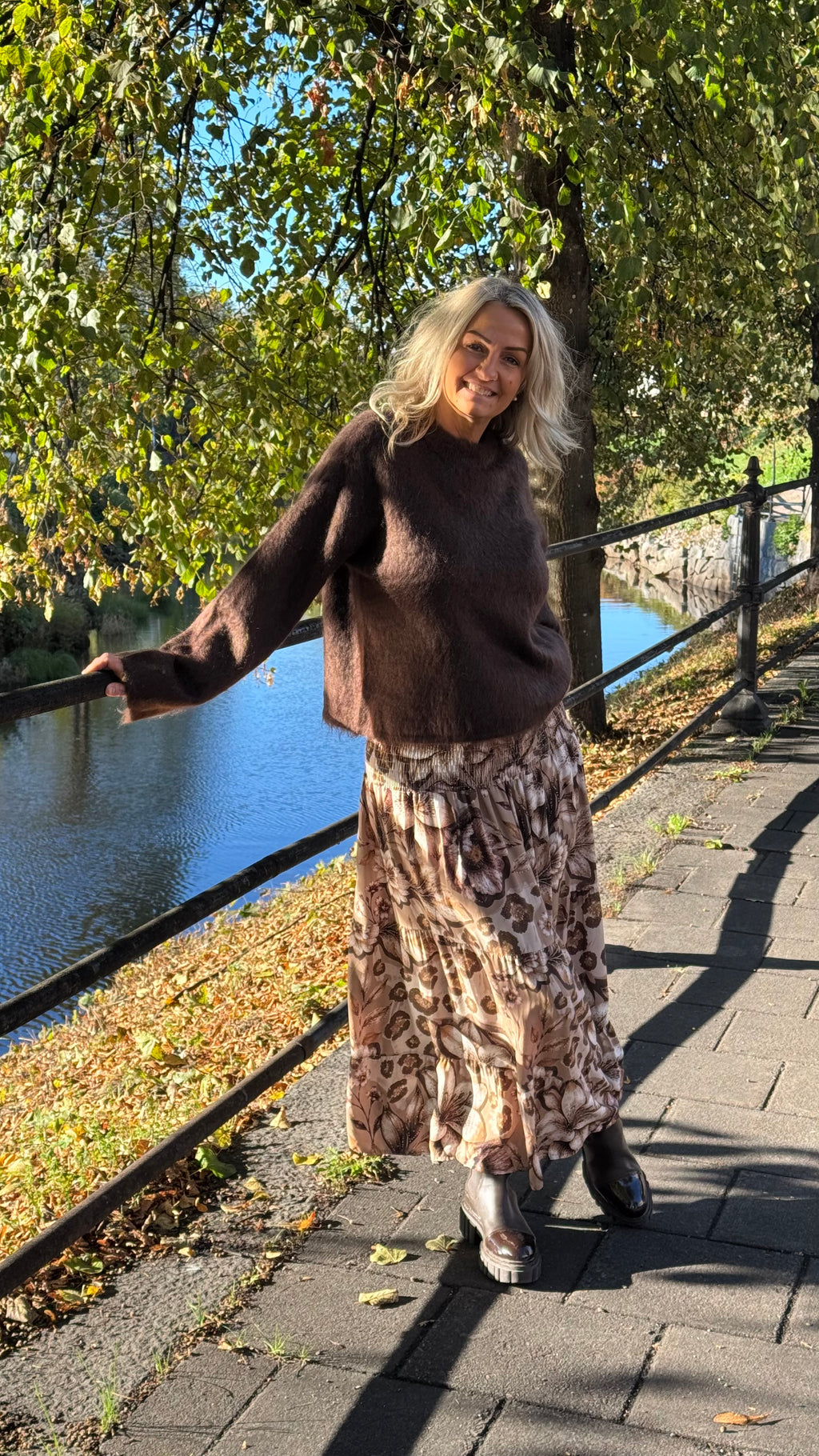 MDCPRINCESS SKIRT -CAMEL