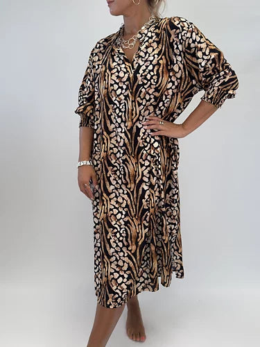 Nima midi dress black