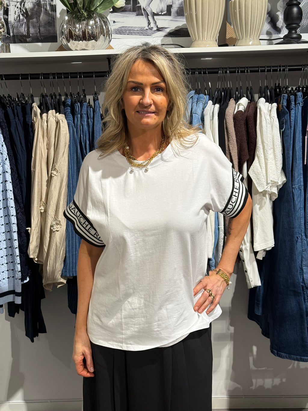 RIVE GAUCHE T-shirt vit