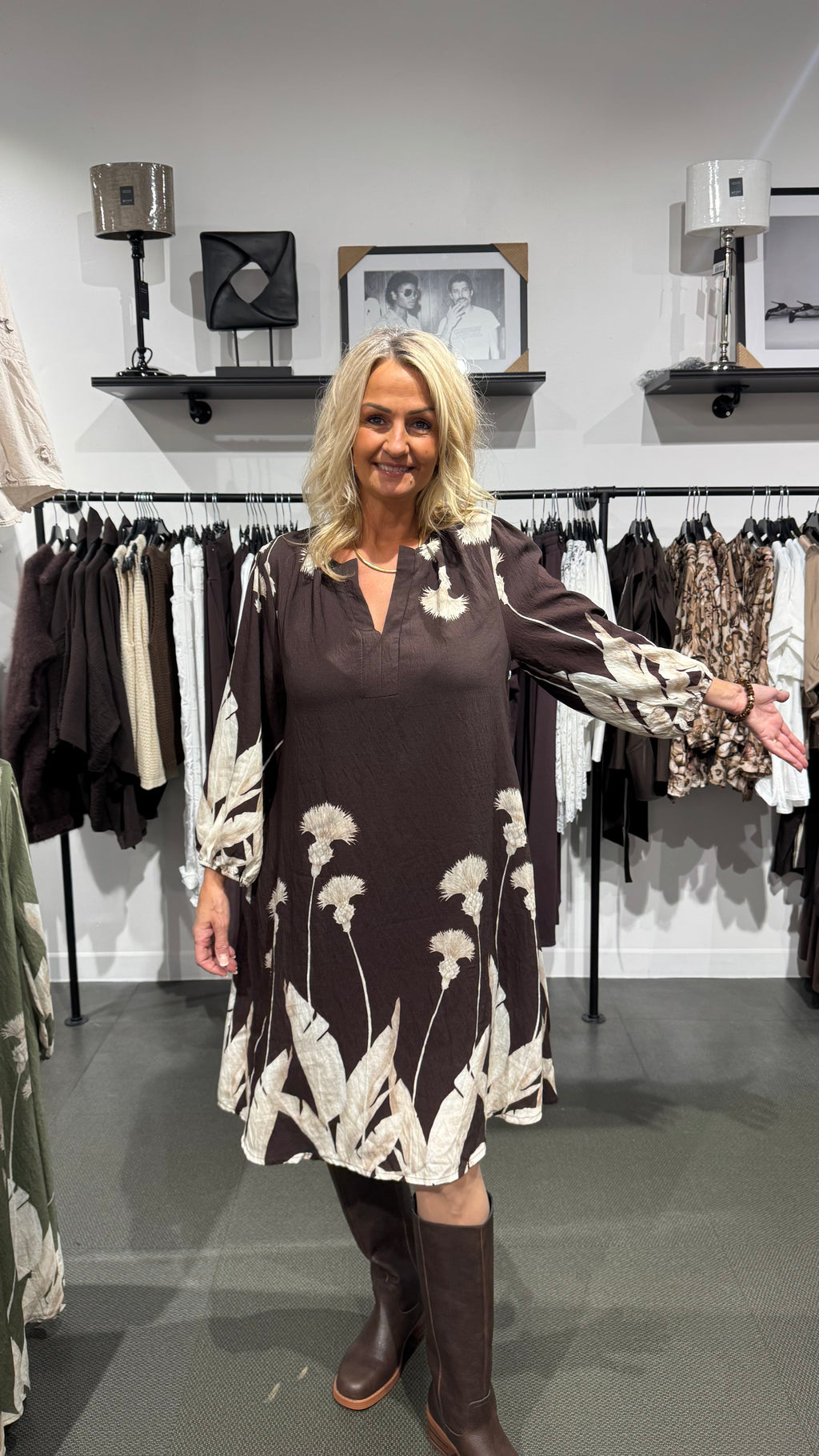 MdcVerbena Dress - brun
