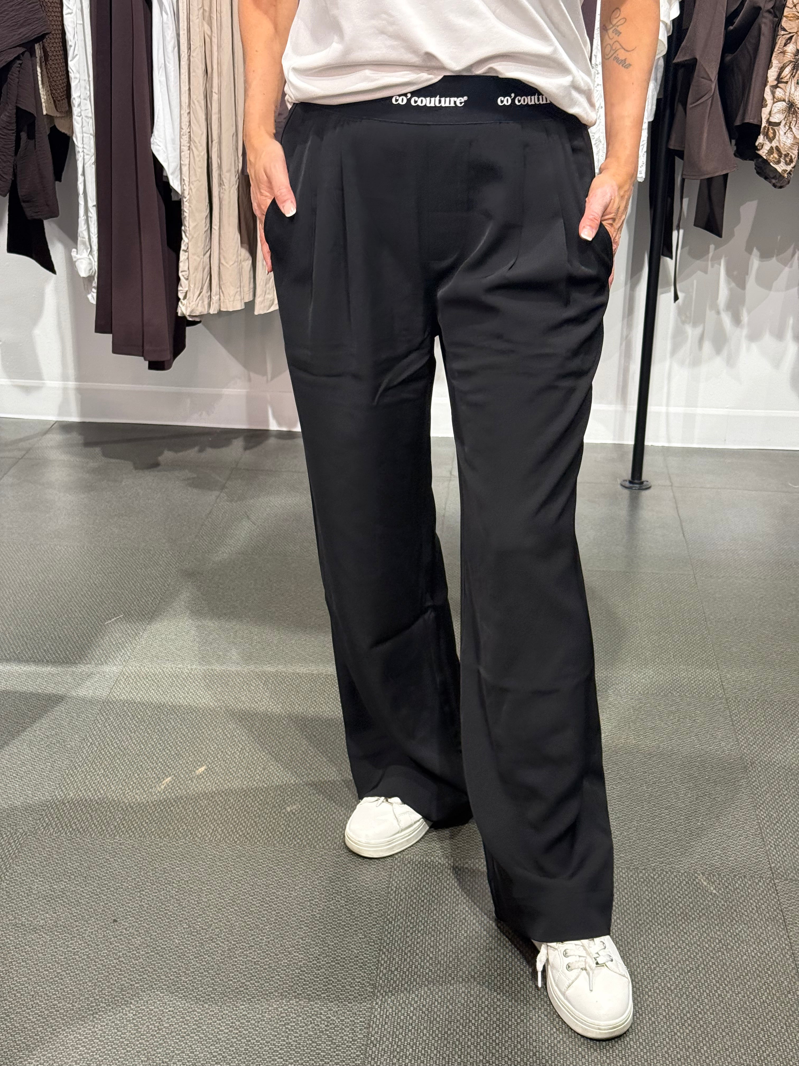 CC logo pant- black