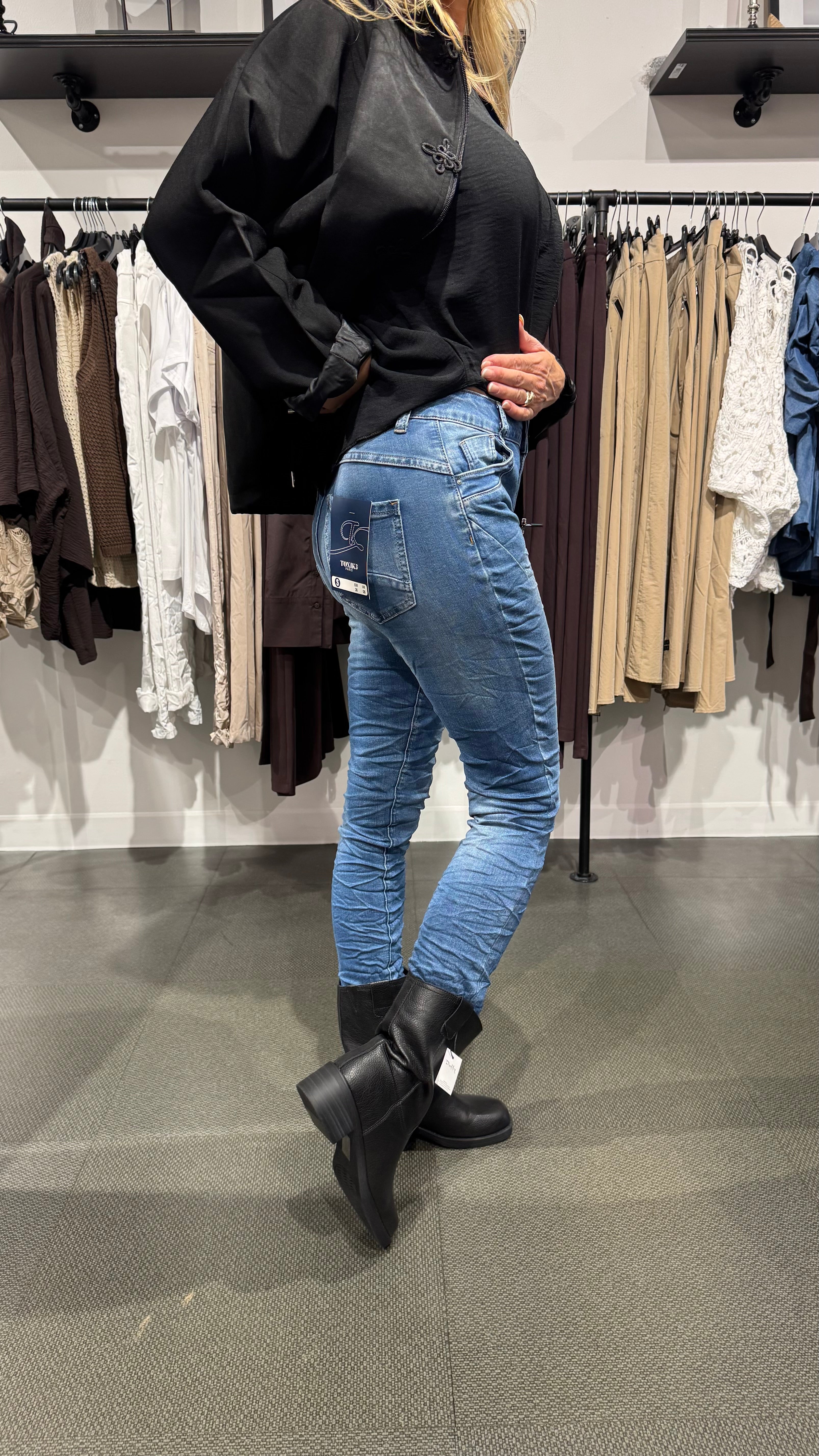 Mirakeljeans knappar - denim