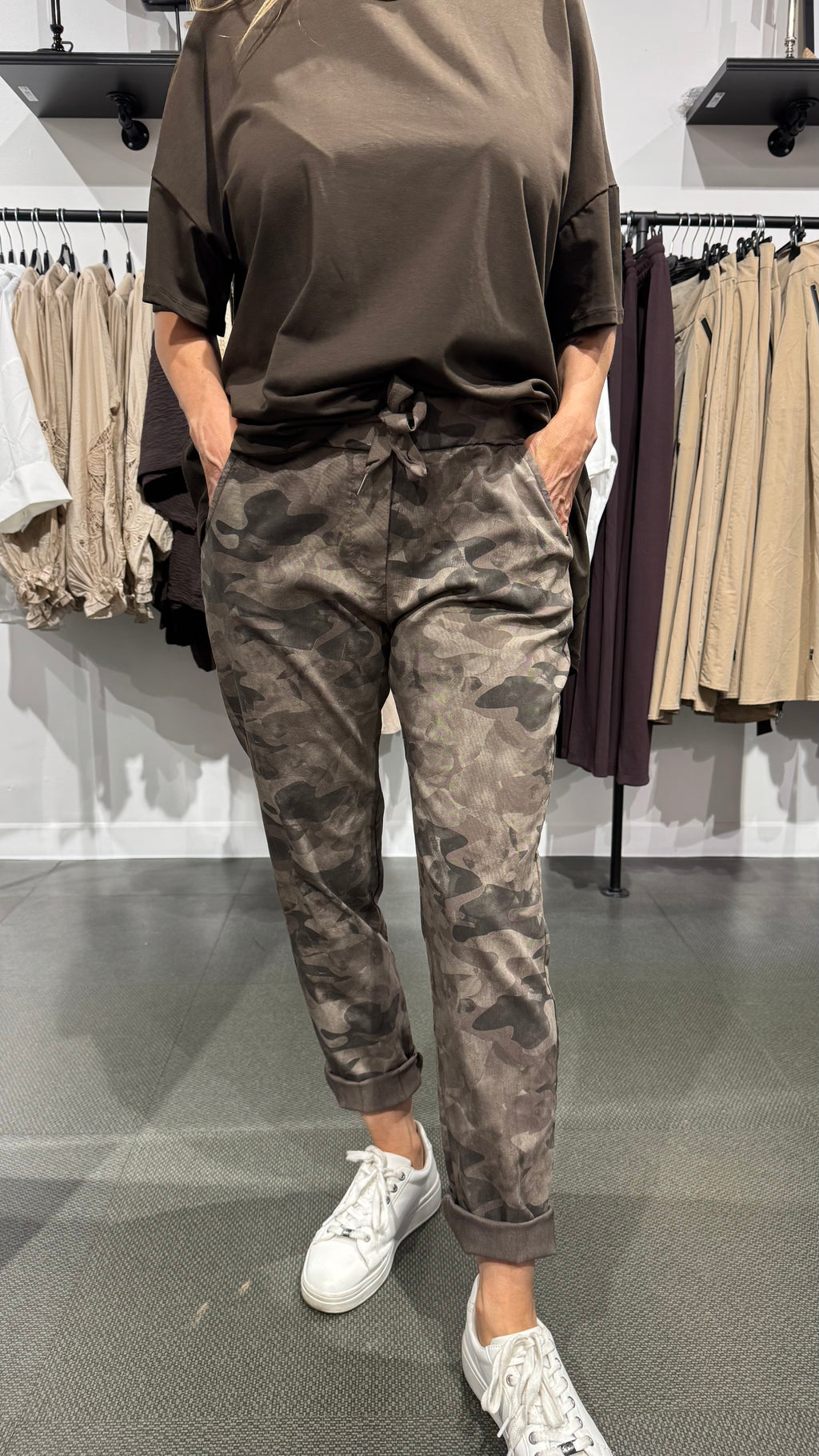 Mirakelbyxa camouflage - mullvad