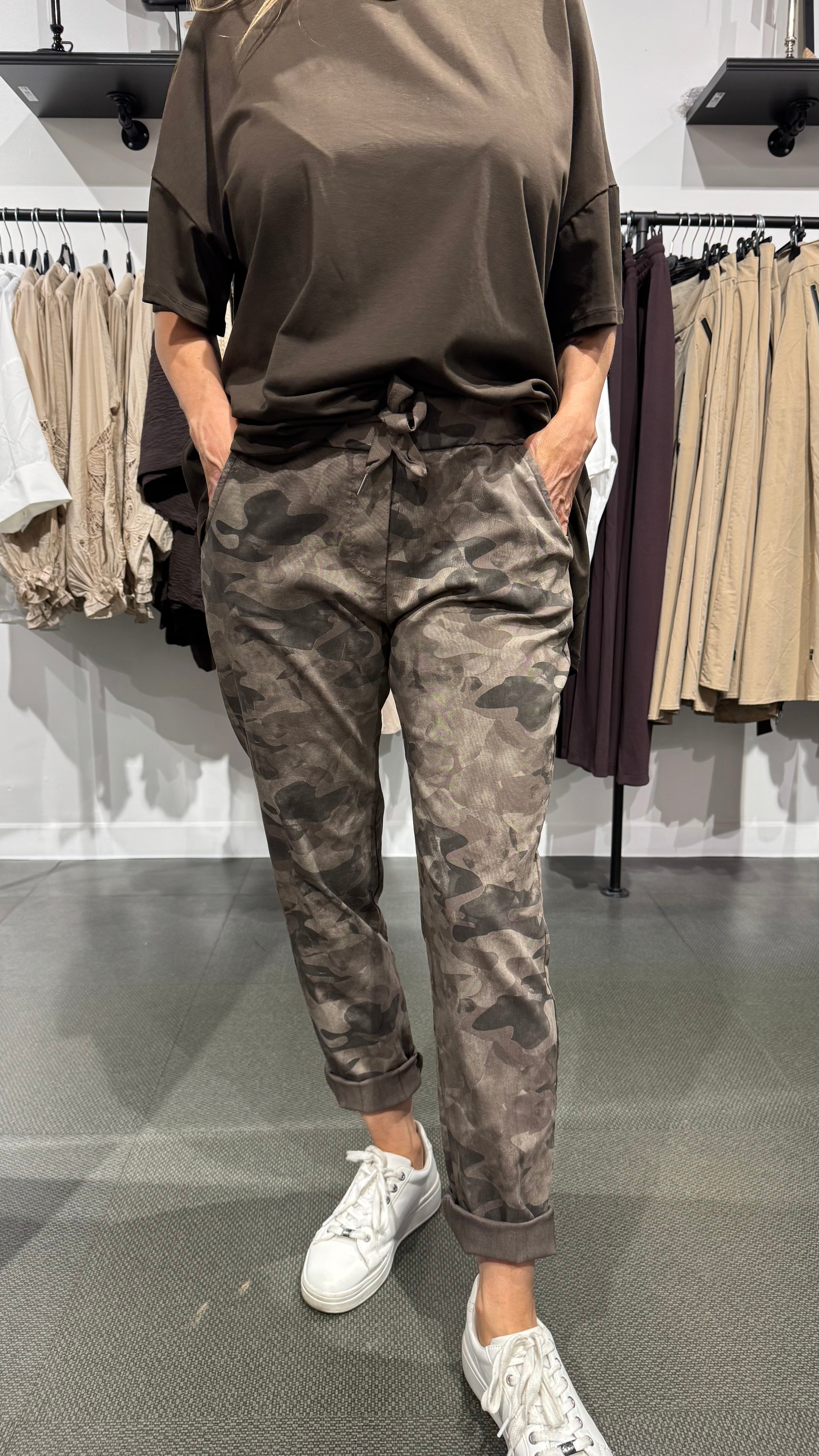 Mirakelbyxa camouflage - mullvad