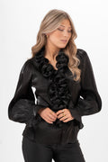 ARIA BLOUSE-  BLACK
