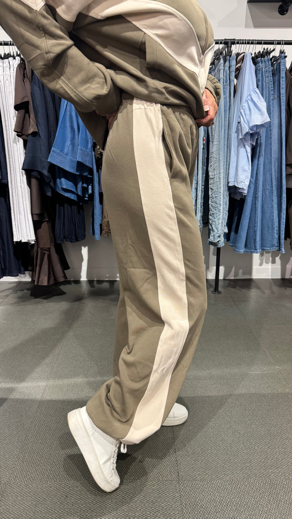 RIVE GAUCHE SET - BEIGE/GREEN