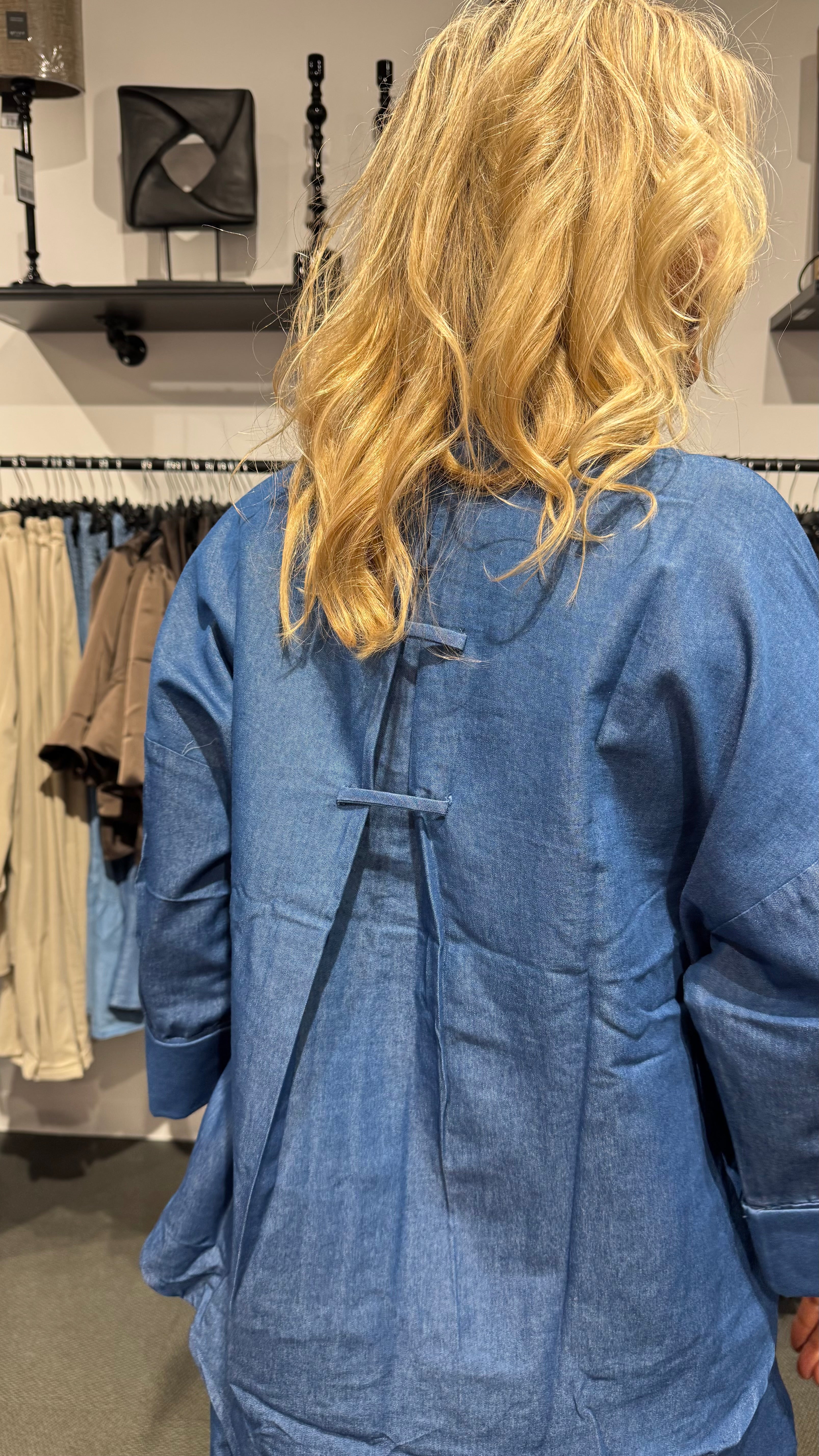 Augusta Charm blouse - denim