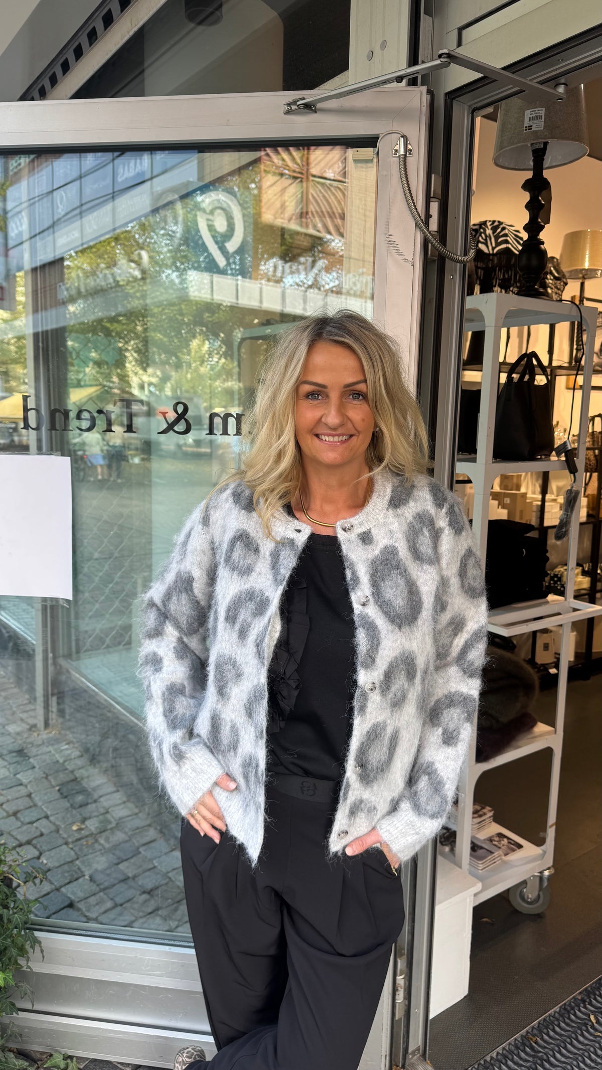Cardigan leo - grey