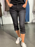 Capri jeans- svart