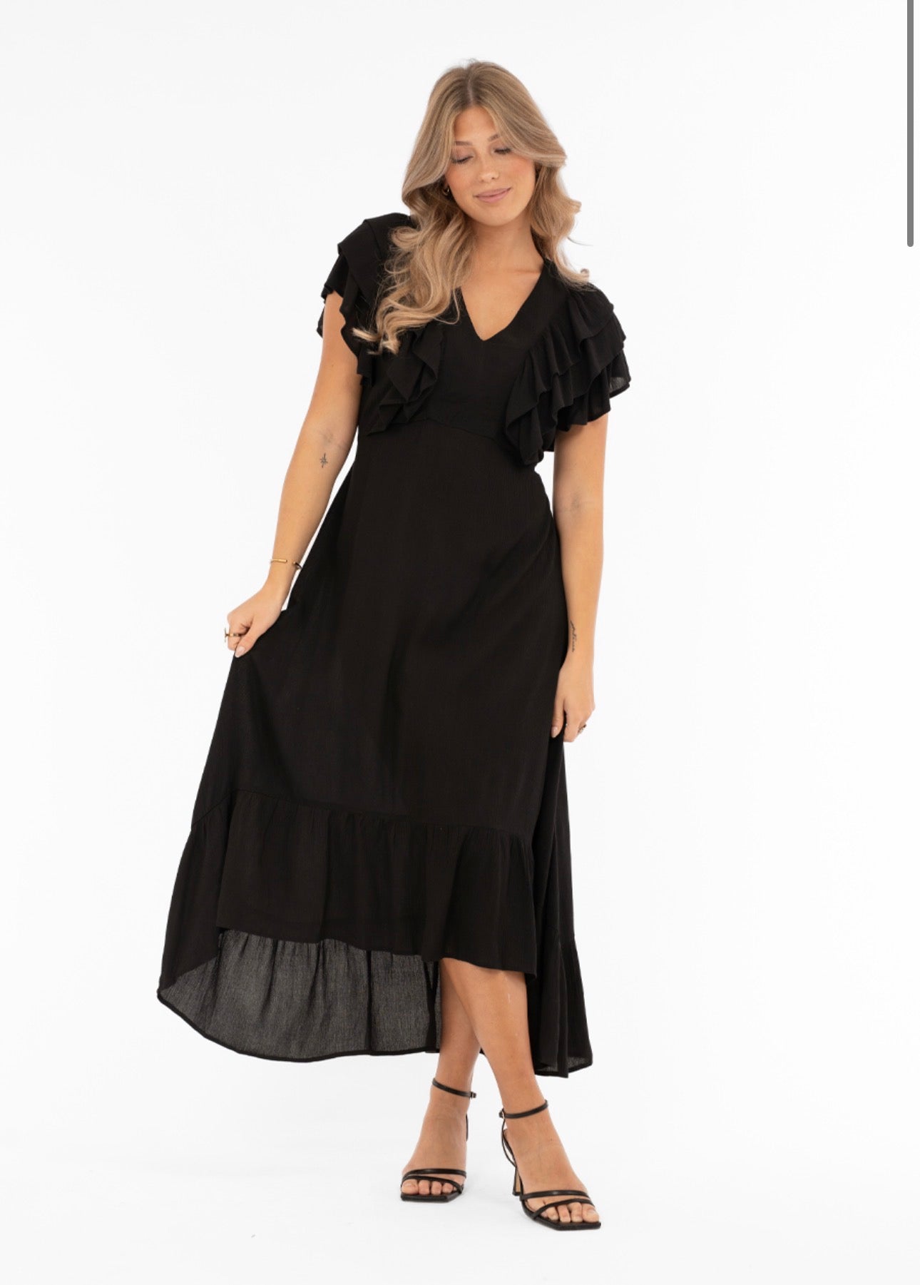 EMPIRE DRESS BLACK