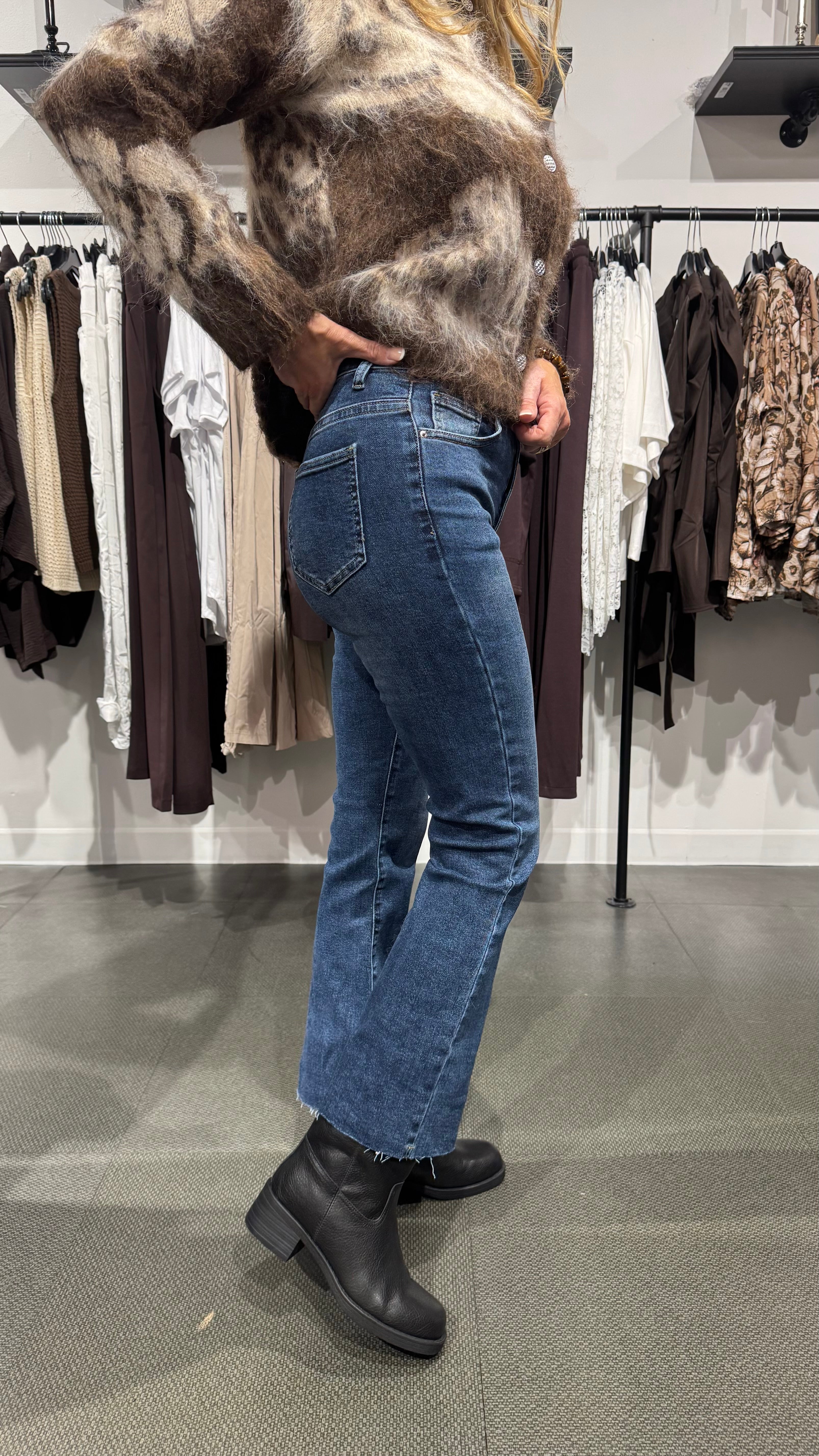 Flared jeans - medium wash