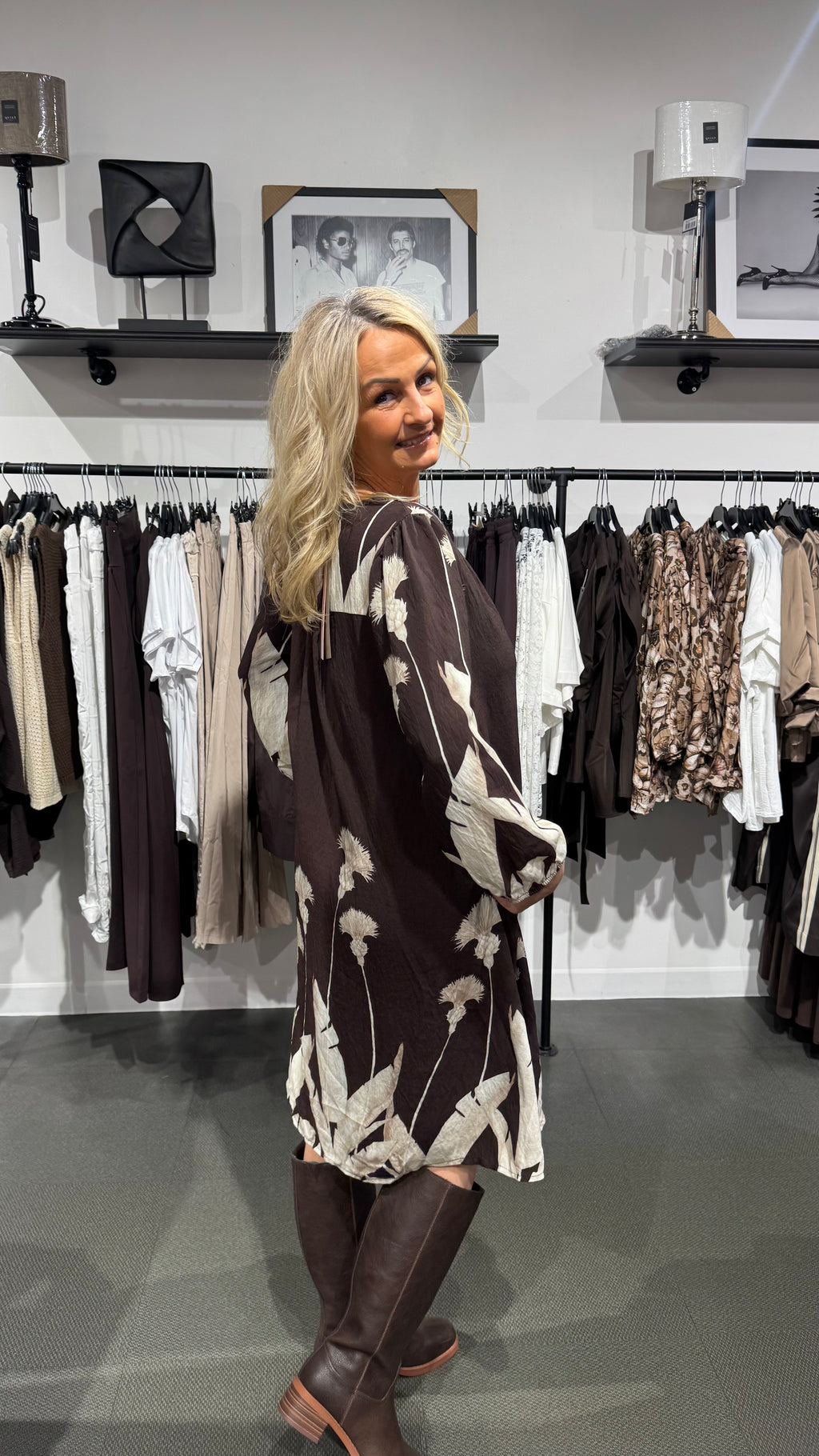 MdcVerbena Dress - brun