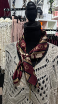 Scarf - vinröd