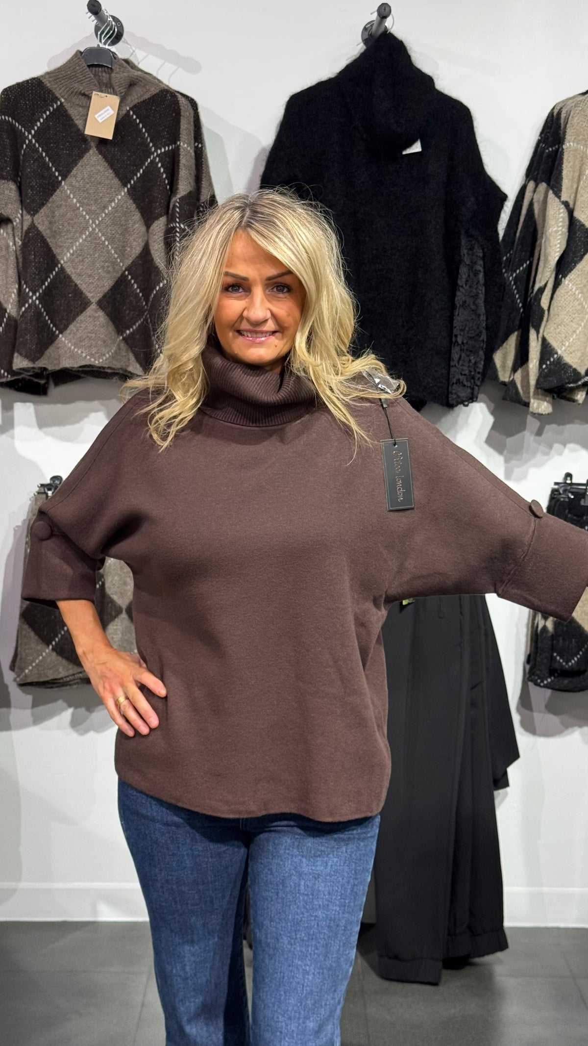 Polo knit - brown