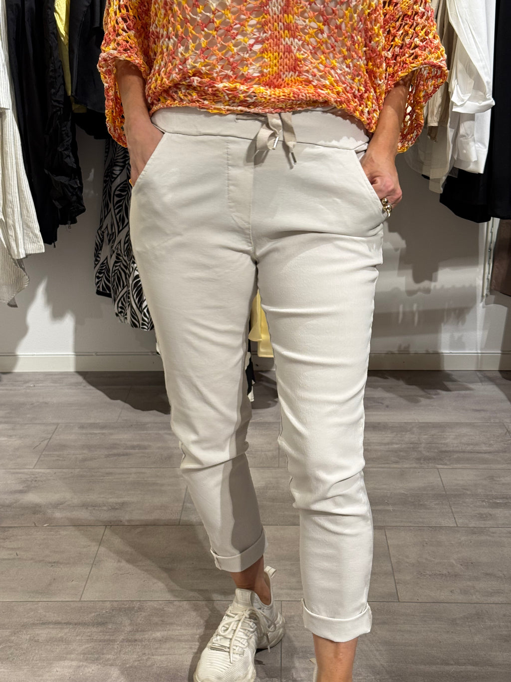 Mirakel byxa beige