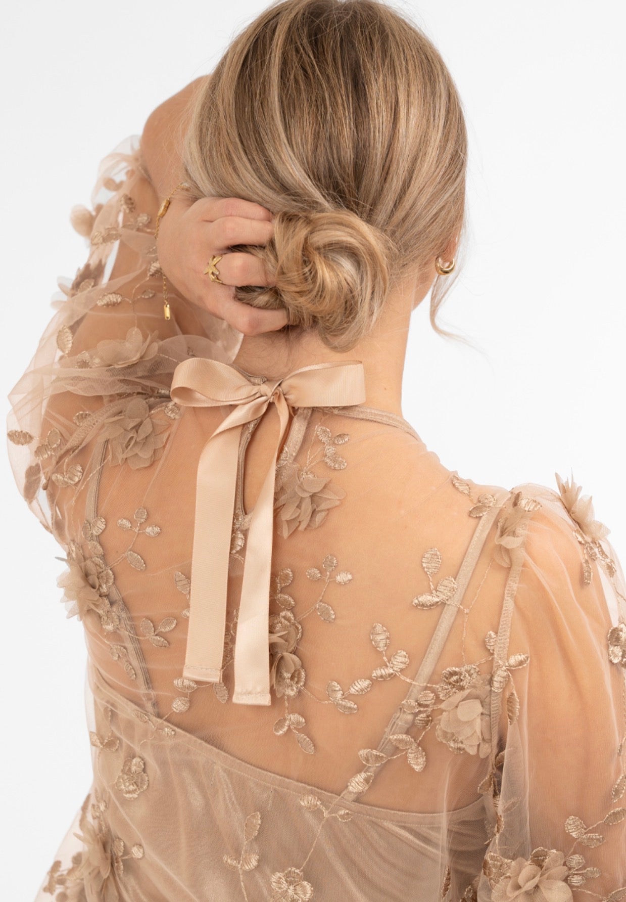 FLORENCE BLOUSE - ANTIQUE GOLD