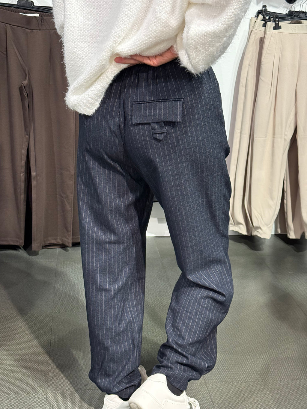 AtalieGo pant - navy stripe