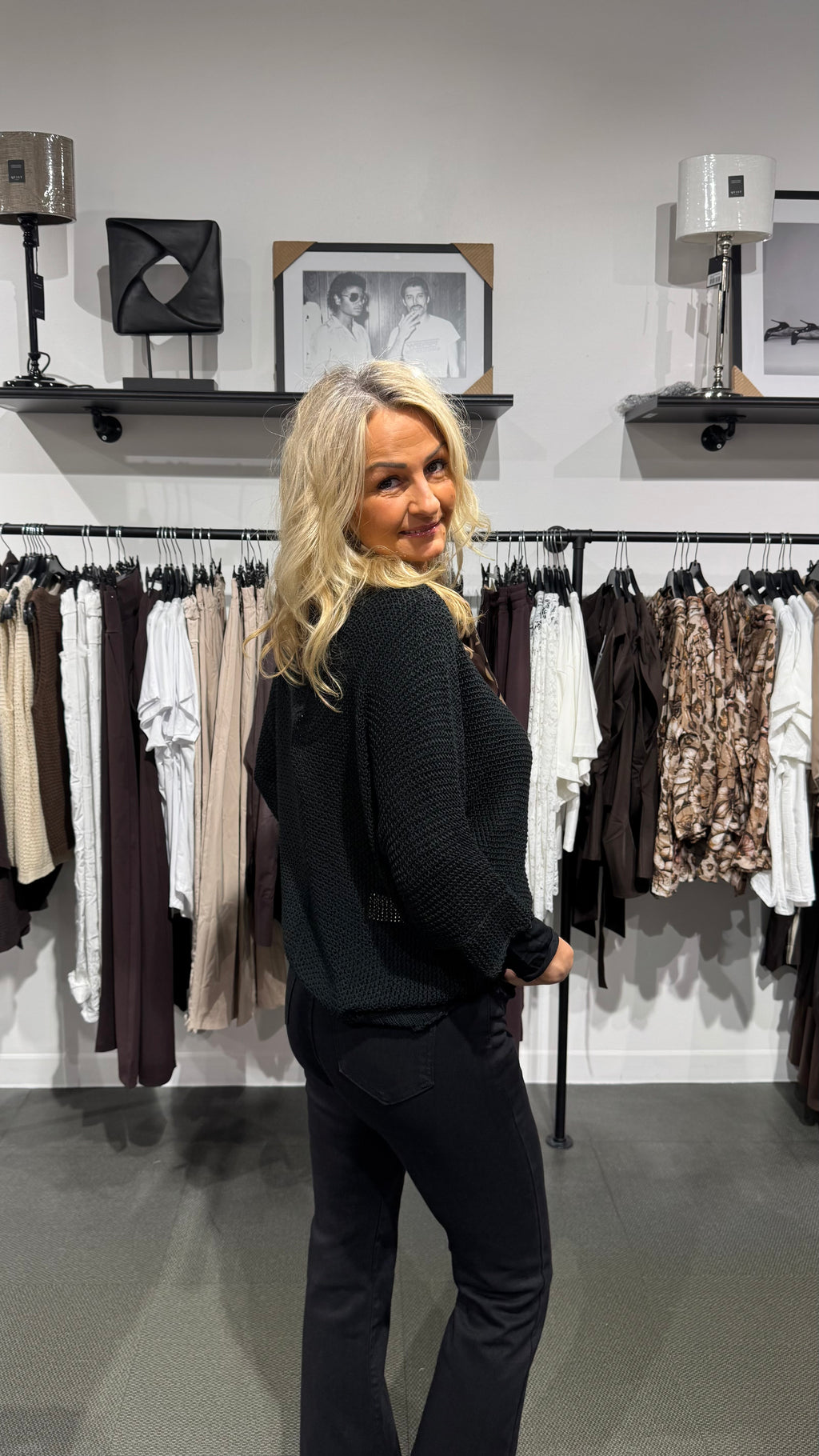 Betina knit - svart