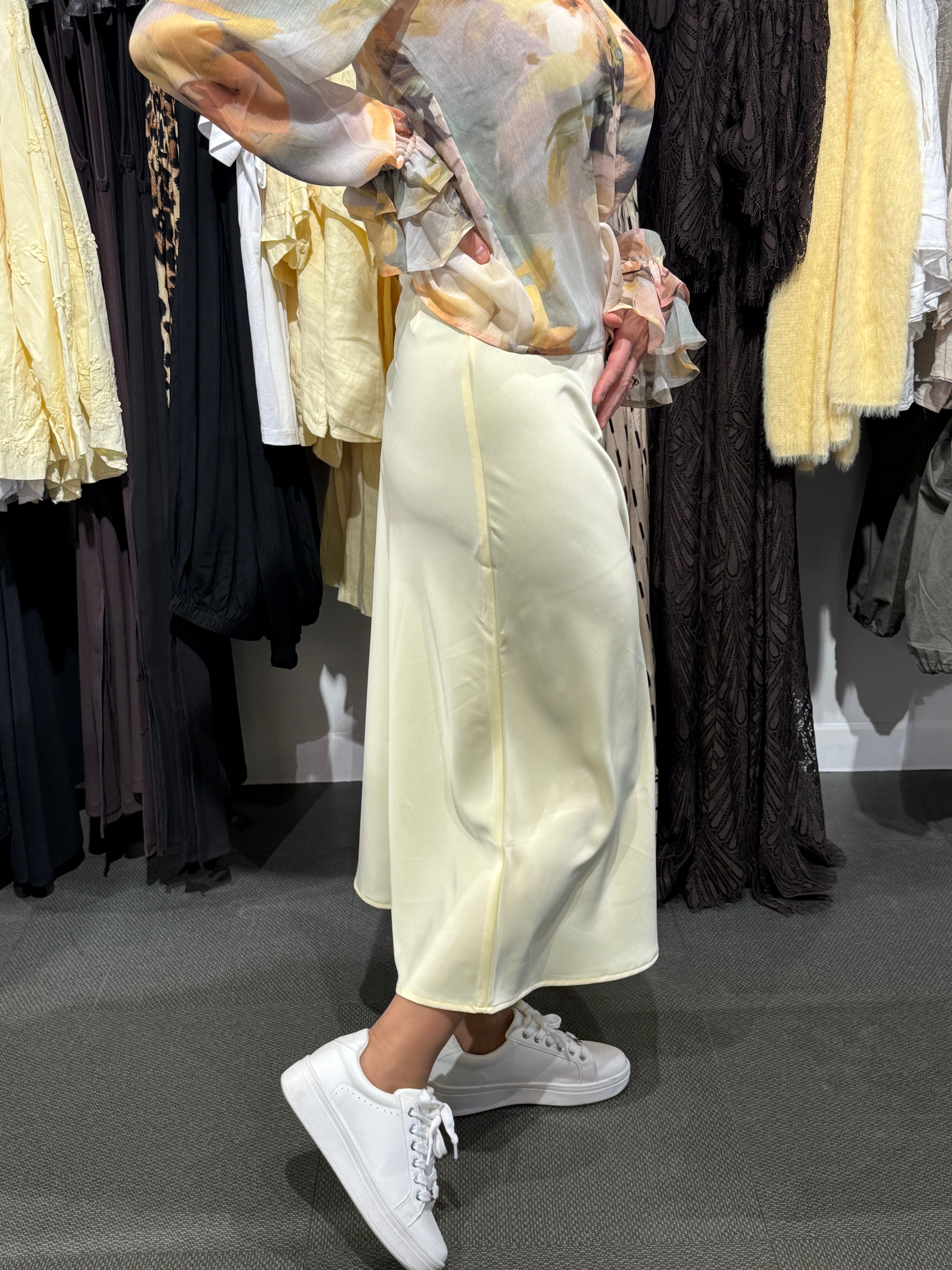 Pella kjol yellow