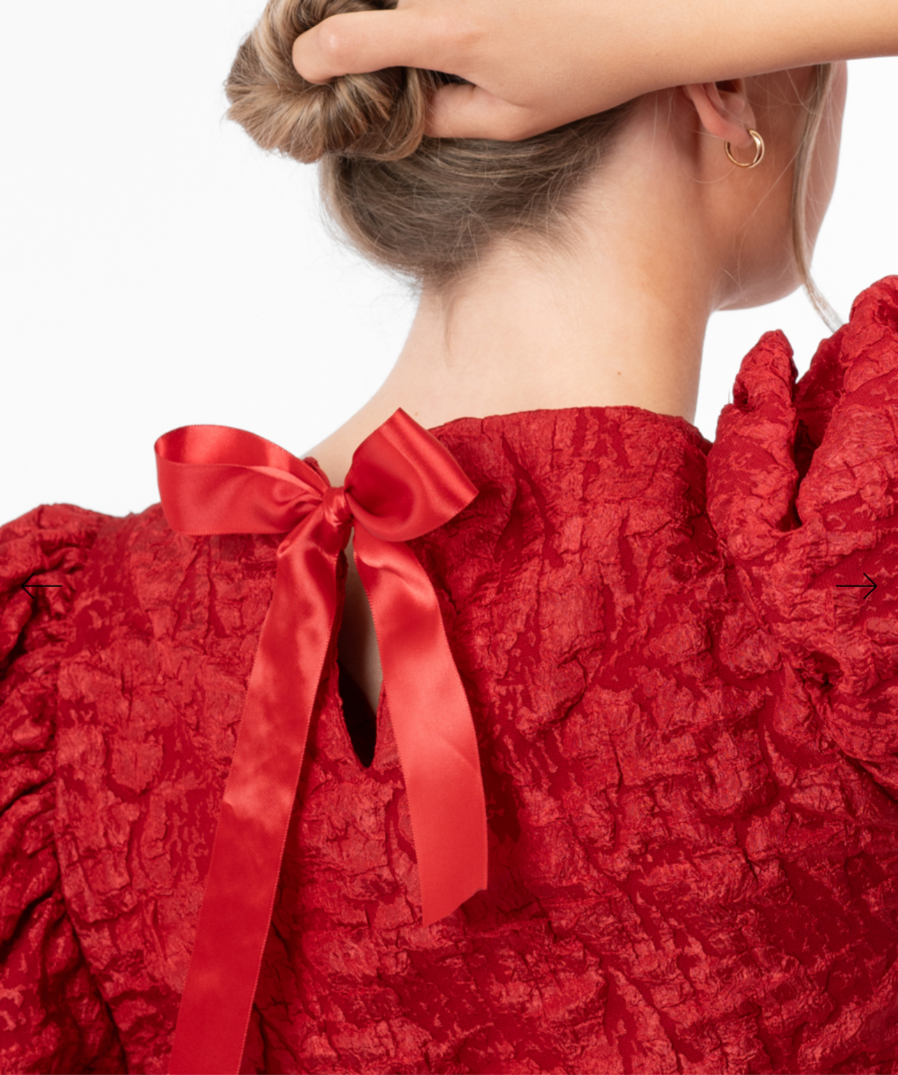 BELORA BLOUSE - RUBY RED
