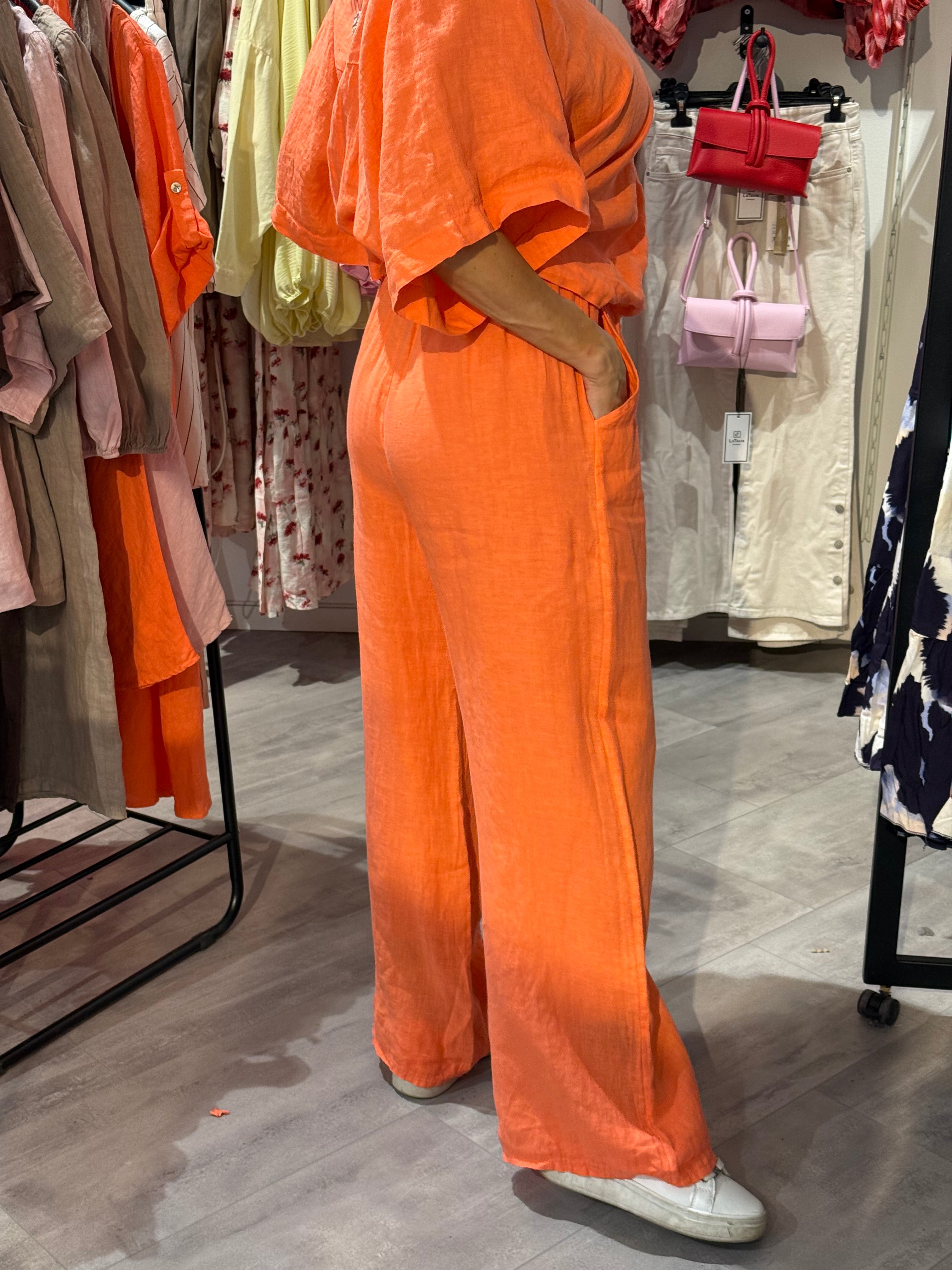 VIDA LINNEBYXOR - ORANGE