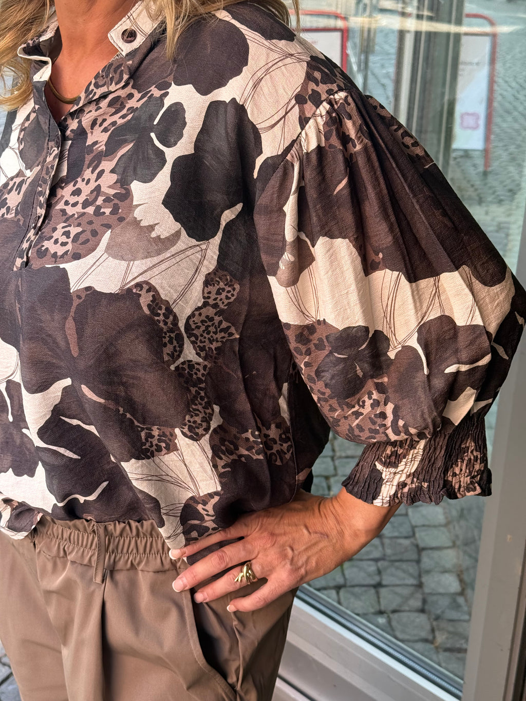 MDCMELISANDE SHIRT - FANGO