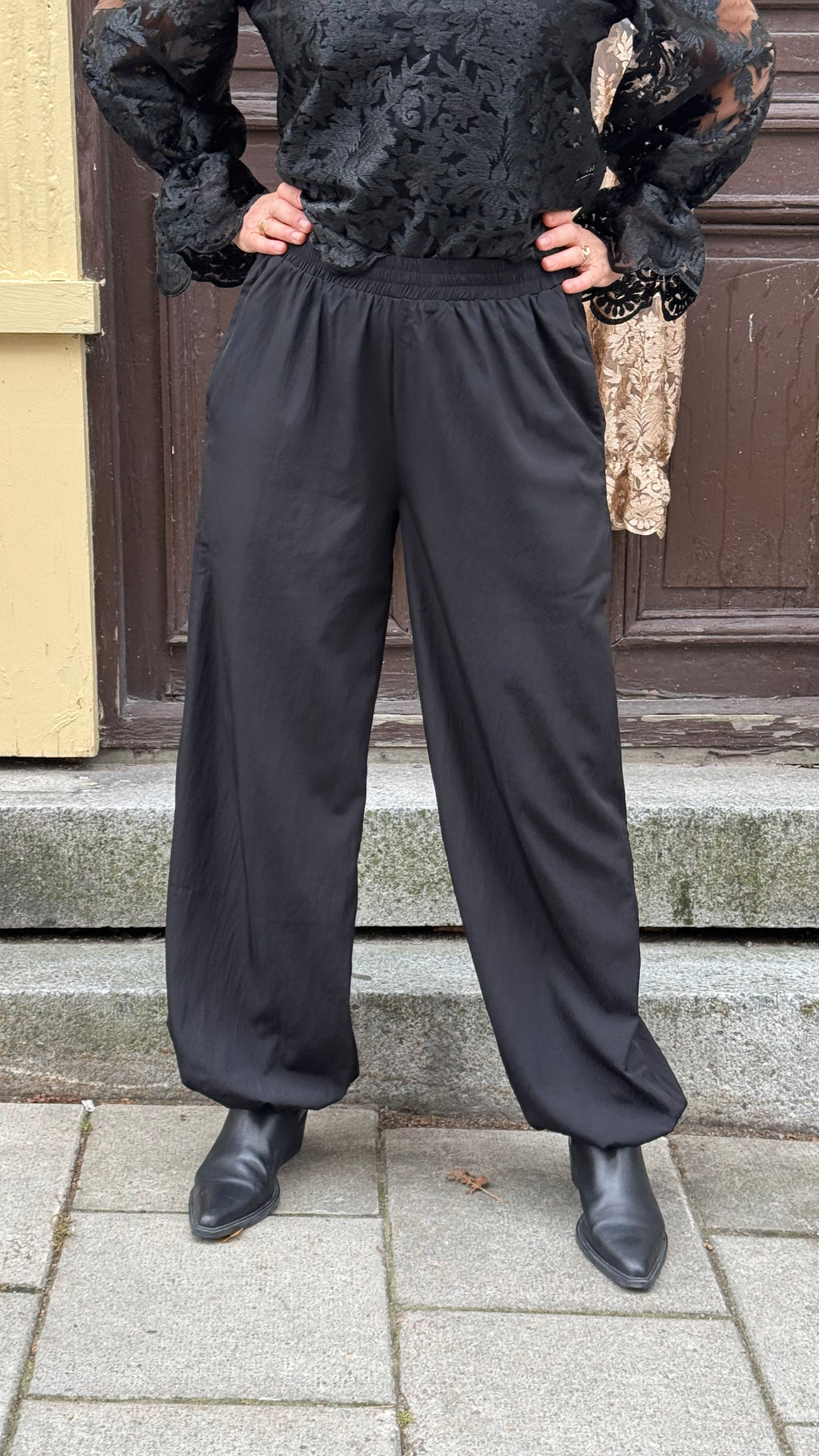 ByJadyn balloon pant - black
